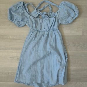 Princess Polly Light Blue Mini Dress